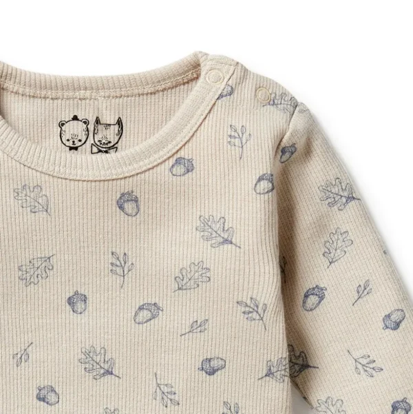 Falling Oak Organic Bodysuit