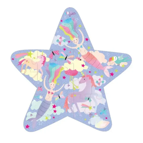 Fantasy 20pc "Star" Shaped Jigsaw with Shaped Box