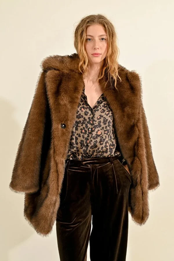 Faux Fur Coat