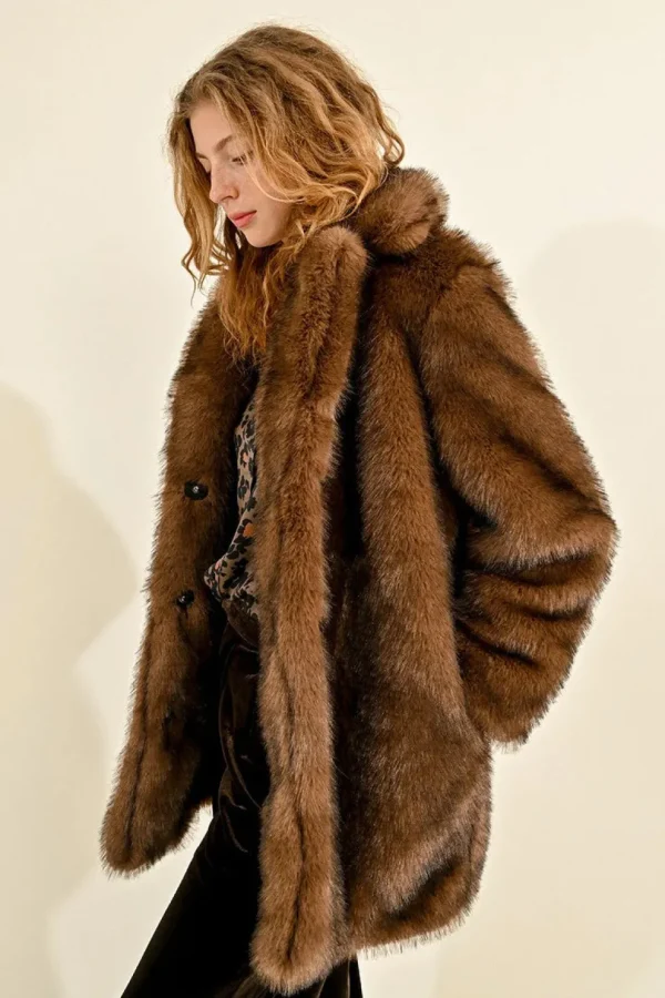 Faux Fur Coat