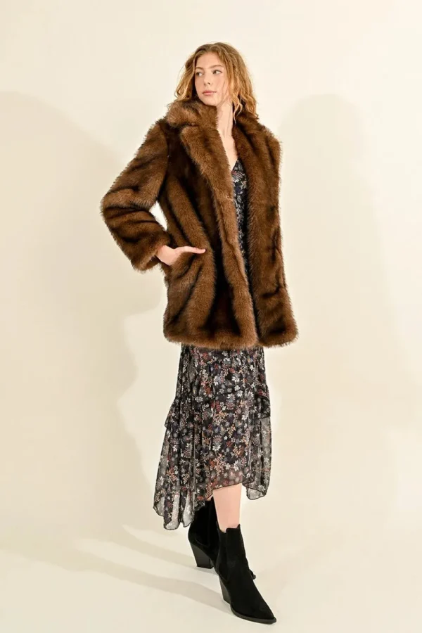 Faux Fur Coat