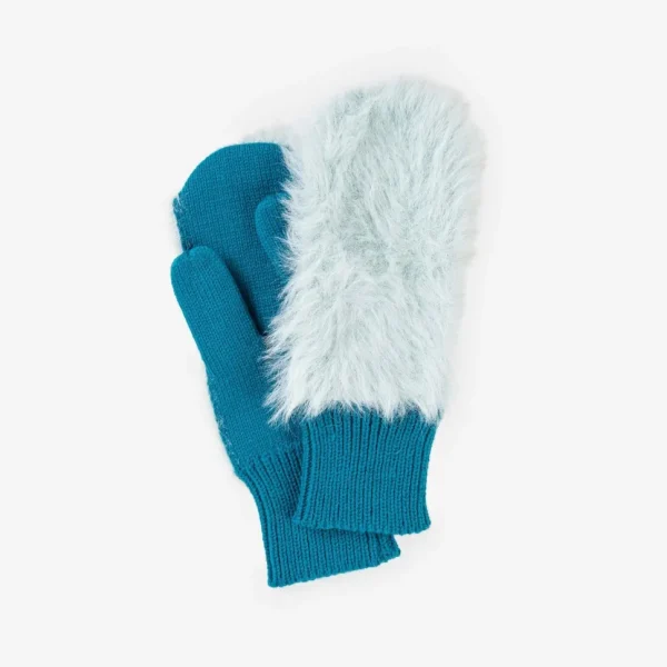 Faux Fur Mittens (three colors)
