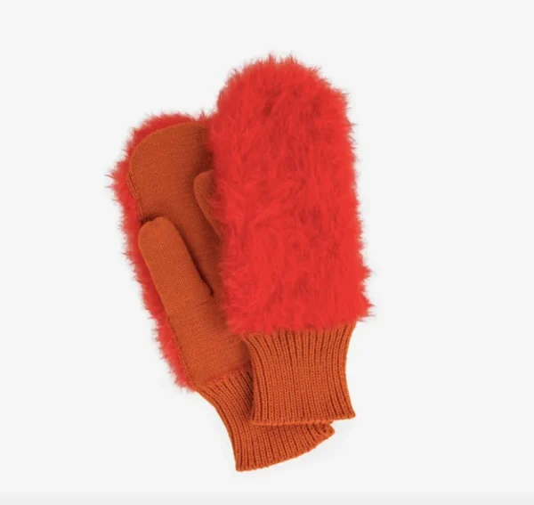 Faux Fur Mittens (three colors)