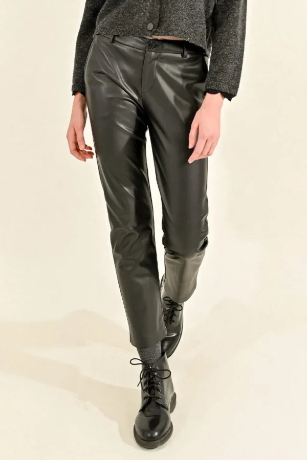 Faux Leather Pants