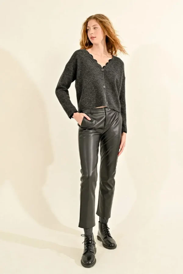 Faux Leather Pants