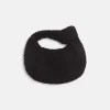 Faux Sheepskin Bag - Black
