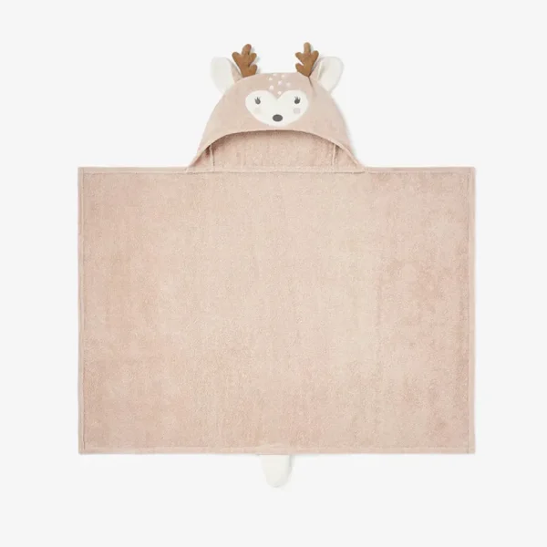 Fawn Hooded Baby Bath Wrap