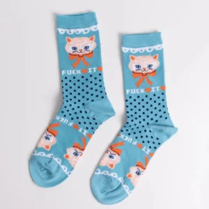 F*ck it Kitty Crew Socks