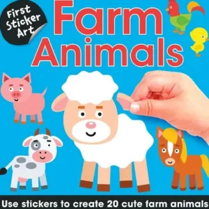 First Sticker Art: Farm Animals