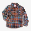 Flannel Shirt - Clay/Jewel Plaid