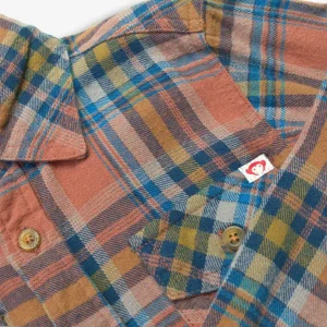 Flannel Shirt - Clay/Jewel Plaid
