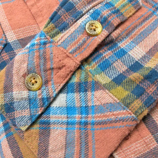 Flannel Shirt - Clay/Jewel Plaid