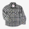 Flannel Shirt - Greige Plaid