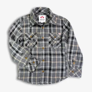 Flannel Shirt - Greige Plaid