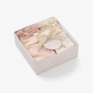 Floral Knee-High Non Slip Baby Socks 2 pack