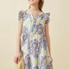 Floral Mandala Print Dress