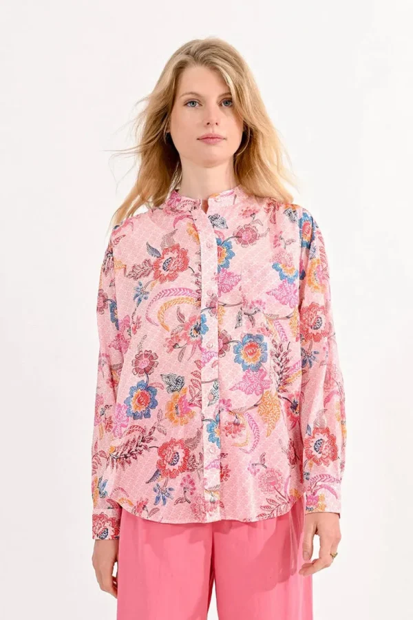 Floral Print Cotton Shirt