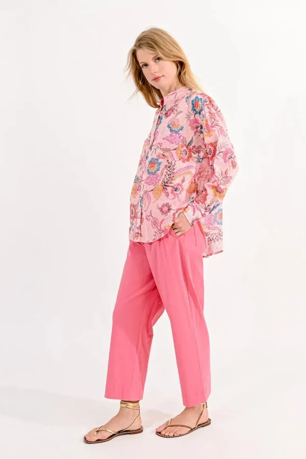 Floral Print Cotton Shirt