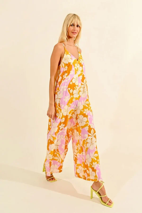 Floral Printed Jumpsuit