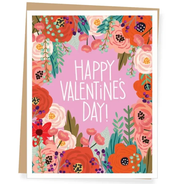 Floral Valentine's Day Card