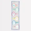 Flower Cameo Hair Clips (x6)