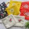 Flower Embroidered Cosmetics Bag - Several Designs