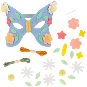 Flower Embroidery Mask Kit