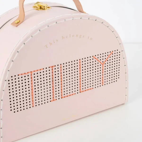 Flower Embroidery Suitcase Kit