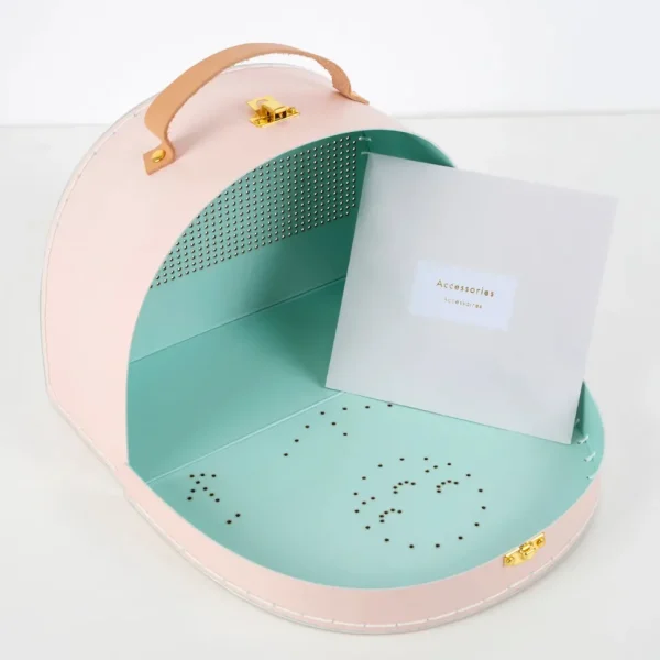 Flower Embroidery Suitcase Kit