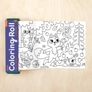 Forest Friends Mini Coloring Roll