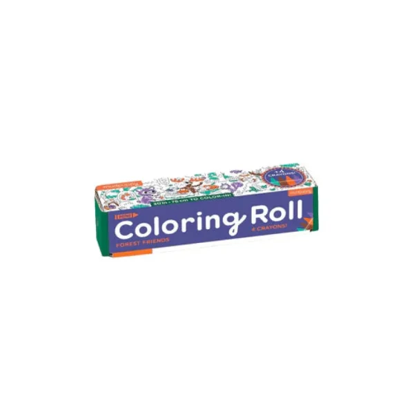 Forest Friends Mini Coloring Roll