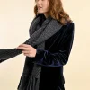 Fringed Scarf - Dark Navy