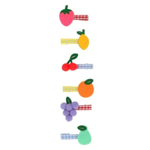 Fruit Hair Clips (x6)