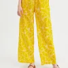 Fruit Print Mid-Rise Trousers