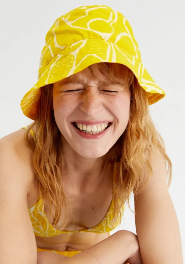 Fruit Print Reversible Bucket Hat