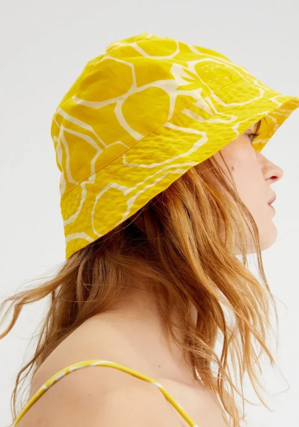Fruit Print Reversible Bucket Hat