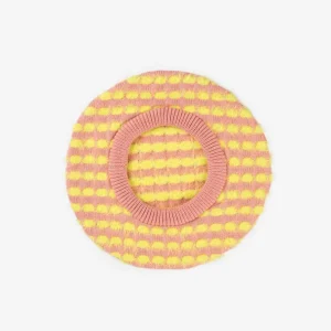 Fur Bubble Dot Beret