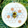 Fuzzy BumbleBee Craft Diy Embroidery Kit