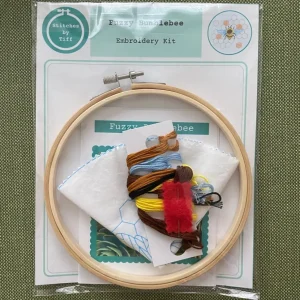 Fuzzy BumbleBee Craft Diy Embroidery Kit