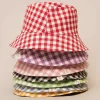 Gingham Reversible Bucket Hat - Several Colors
