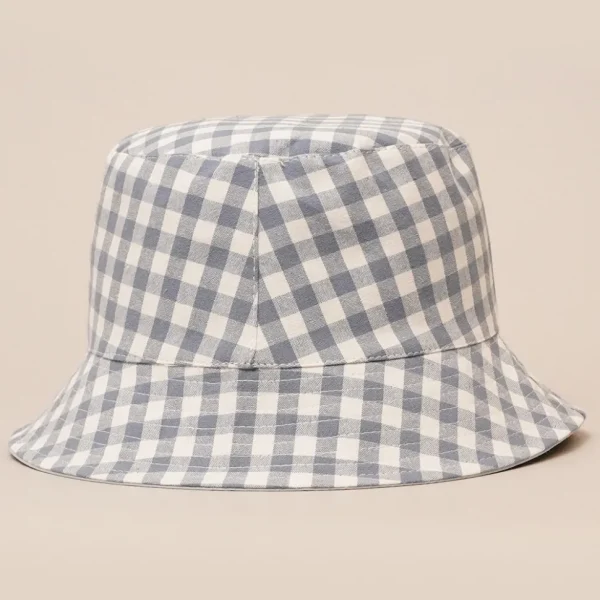 Gingham Reversible Bucket Hat - Several Colors