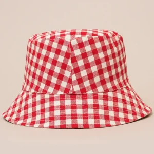 Gingham Reversible Bucket Hat - Several Colors