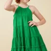Girls Tiered Ruffle Cami Dress