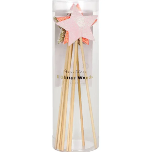 Glitter Star Wands (x 8)