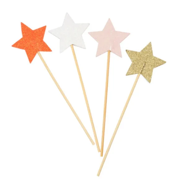 Glitter Star Wands (x 8)