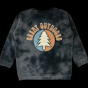 Great Outdoors Sweatshirt - Charcoal/Faded Black