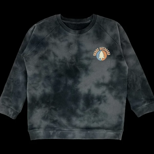 Great Outdoors Sweatshirt - Charcoal/Faded Black