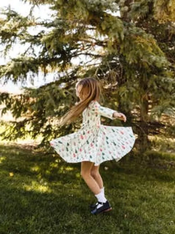 Gwendolyn Dress - Christmas Trees