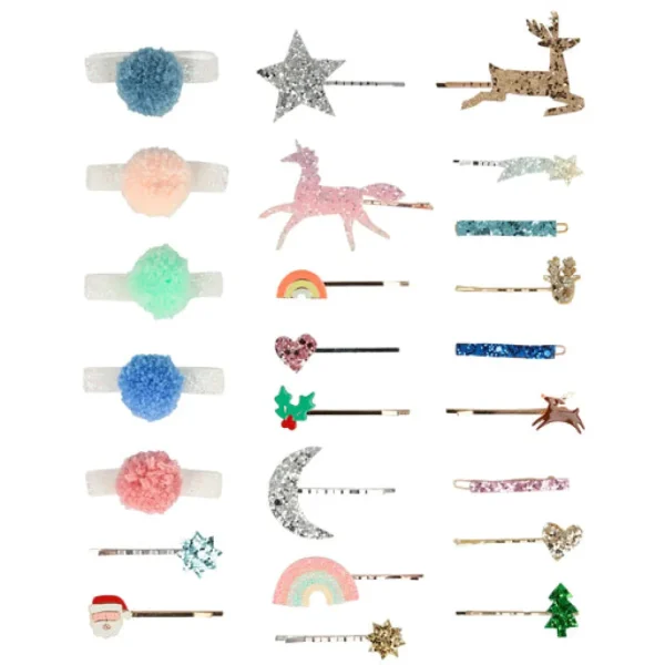 Hair Accessories Advent Calendar Suitcase