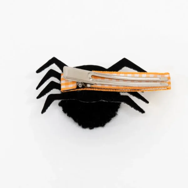 Halloween Pompom Hair Clips (x 4)